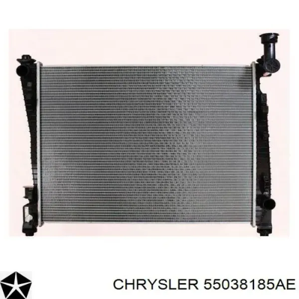 Radiador de esfriamento de motor 55038185AE Chrysler