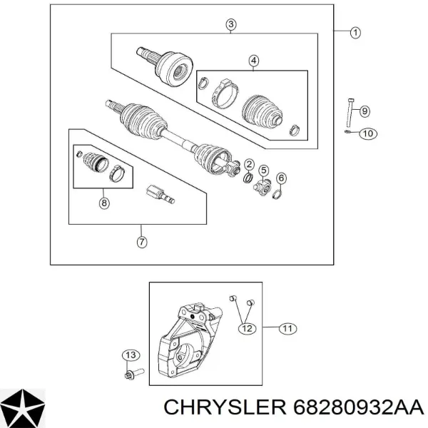  68280932AA Chrysler