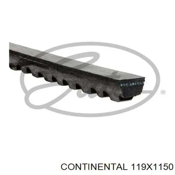 Correia dos conjuntos de transmissão 119X1150 Continental/Siemens
