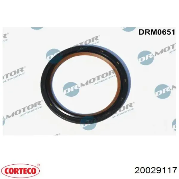 Vedação traseira de cambota de motor 20029117 Corteco