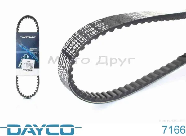 Correia de variador 7166 Dayco