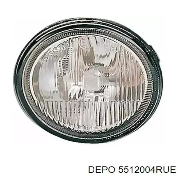 Luzes de nevoeiro direitas 5512004RUE Depo/Loro/Abakus