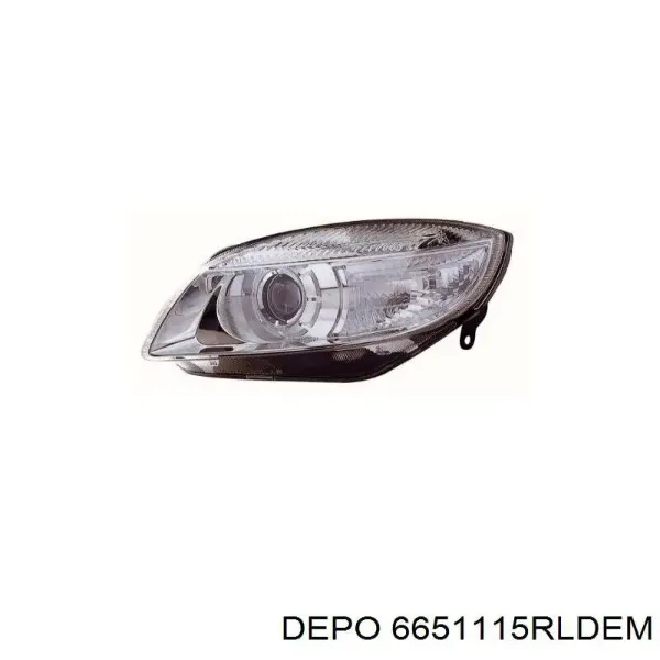 Luz direita 6651115RLDEM Depo/Loro/Abakus