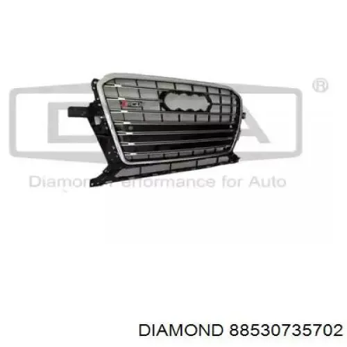 Grelha do radiador 3L853004 AND