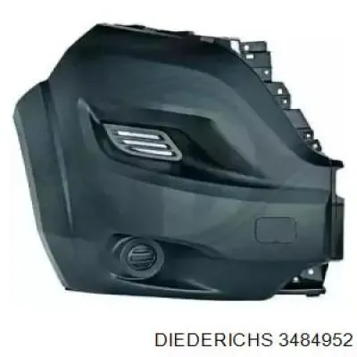 Pára-choque dianteiro, parte direita 1315079070 Fiat/Alfa/Lancia