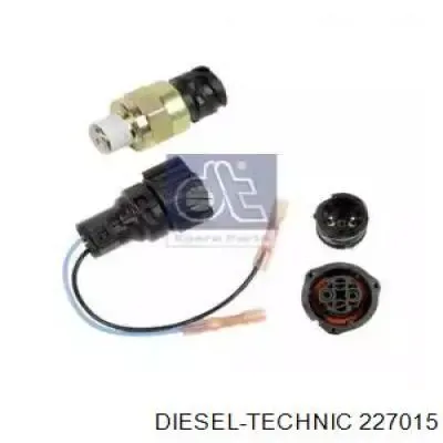 Sensor de pressão do sistema do freio pneumático 6ZF013260011 HELLA