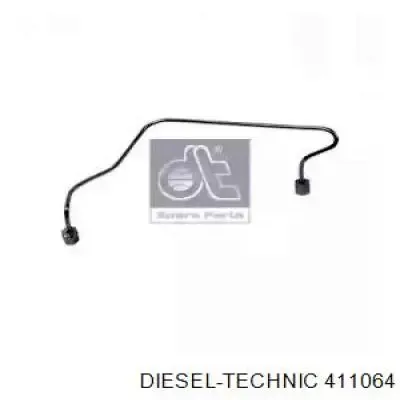 Tubo de combustível do injetor de 4º cilindro 411064 Diesel Technic