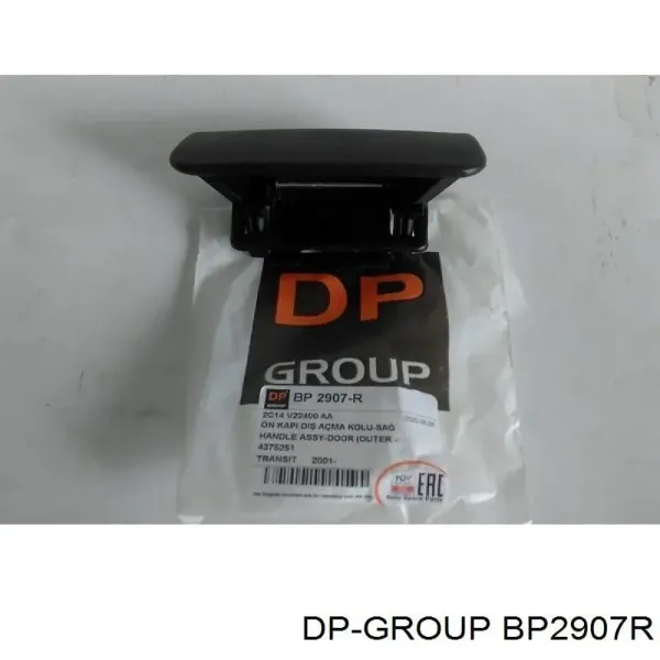 Maçaneta dianteira direita da porta externa BP2907R DP Group