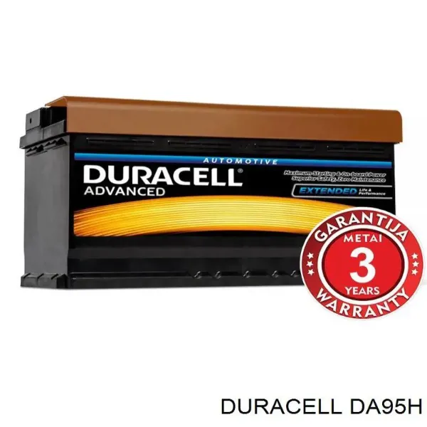 Bateria recarregável (PILHA) DA95H Duracell