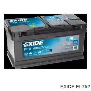 Bateria recarregável (PILHA) EL752 EXIDE
