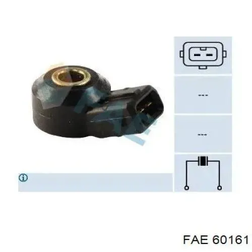 Sensor de detonação FAE 60161 preço, a partir de