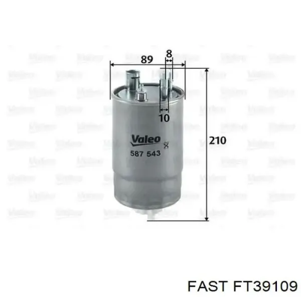 Filtro de combustível FT39109 Fast