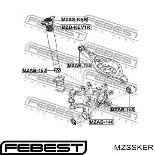 Suporte de amortecedor traseiro Ashika SMA0362 preço, a partir de