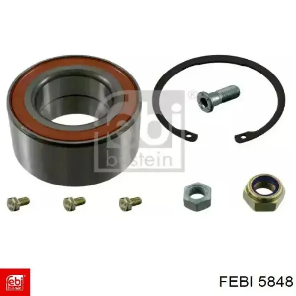 Rolamento de cubo dianteiro 5848 Febi