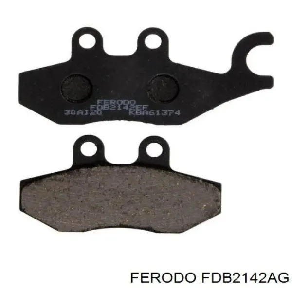 Sapatas do freio dianteiras de disco 7056 Brembo