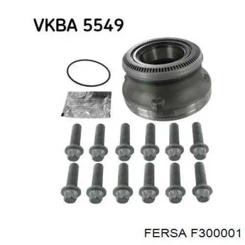 Cubo dianteiro F300001 Fersa