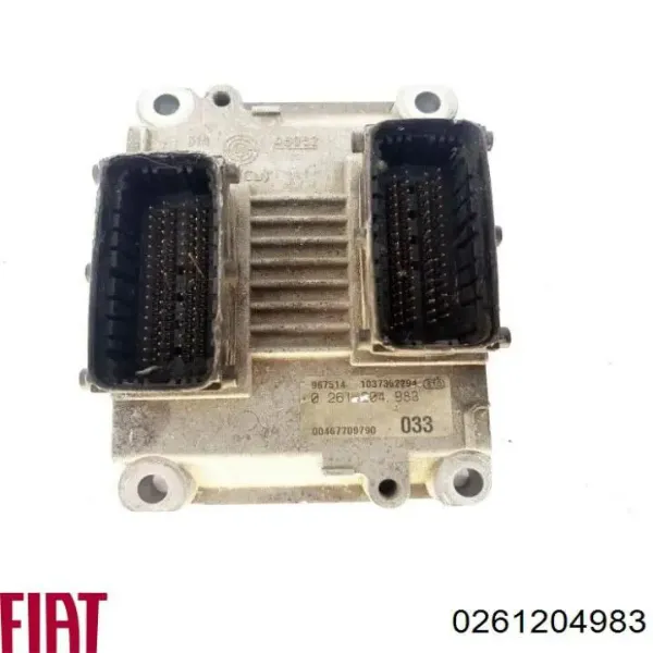Módulo de direção (Centralina eletrônica) de motor 0261204983 Fiat/Alfa/Lancia