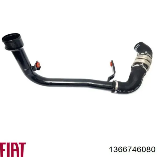 Mangueira (cano derivado) de intercooler 1366746080 Fiat/Alfa/Lancia