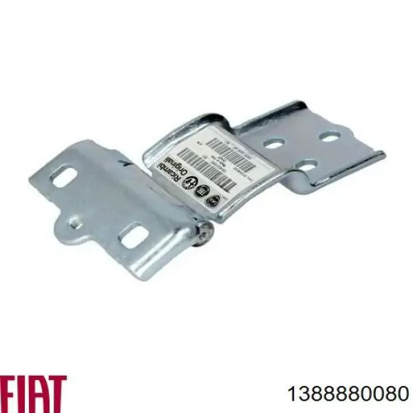 Gozno direito inferior da porta traseira (batente) 1388880080 Fiat/Alfa/Lancia