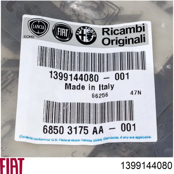 Vedação da porta lateral (deslizante) 1399144080 Fiat/Alfa/Lancia