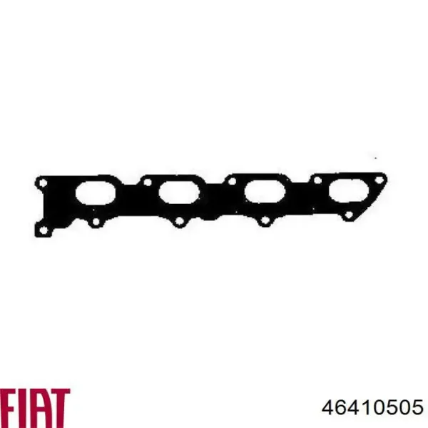 Vedante inferior de tubo coletor de admissão 46410505 Fiat/Alfa/Lancia