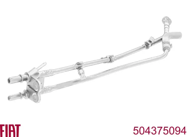 Tubo de combustível desde a bomba de bombeio de combustível até a Bomba de Combustível de Pressão Alta 504375094 Fiat/Alfa/Lancia