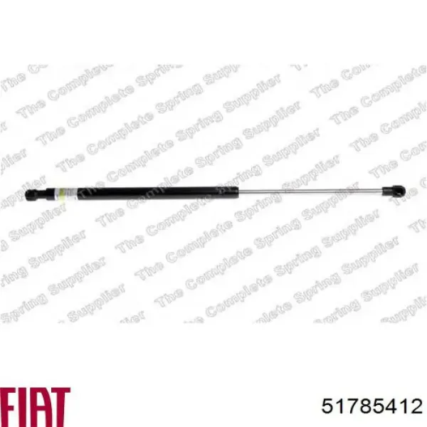 Amortecedor de tampa de porta-malas (de 3ª/5ª porta traseira) 51785412 Fiat/Alfa/Lancia