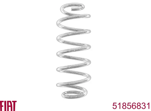 Mola traseira 51856831 Fiat/Alfa/Lancia