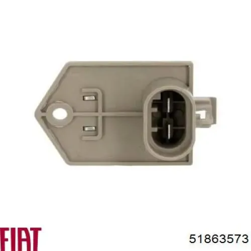 Resistor de motorzinho de ventilador de aparelho de ar condicionado 51863573 Fiat/Alfa/Lancia