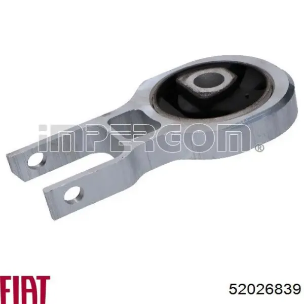 Coxim (suporte) traseiro de motor 52026839 Fiat/Alfa/Lancia