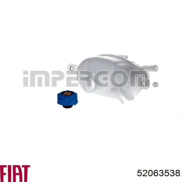 Tanque de expansão do sistema de esfriamento 52063538 Fiat/Alfa/Lancia