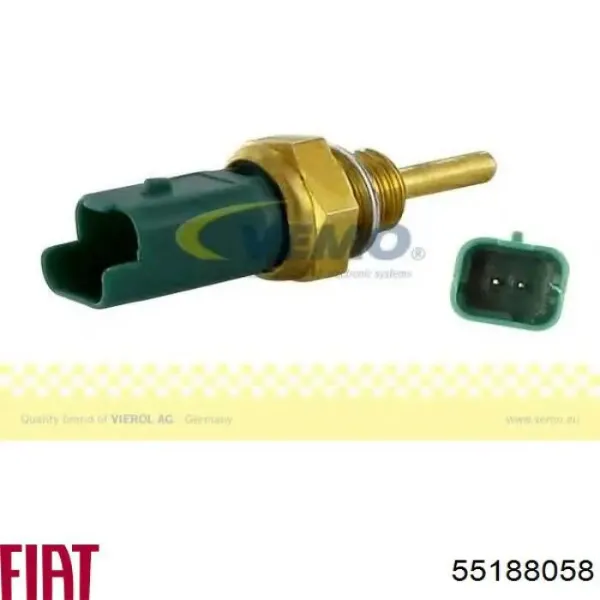 Sensor de temperatura do fluido de esfriamento Fiat/Alfa/Lancia 55188058 preço, a partir de