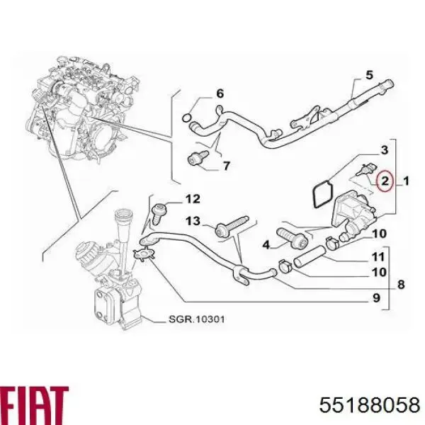  Fiat/Alfa/Lancia 55188058