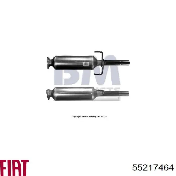 55234961 Fiat/Alfa/Lancia Filtro de partículas do sistema dos gases de escape