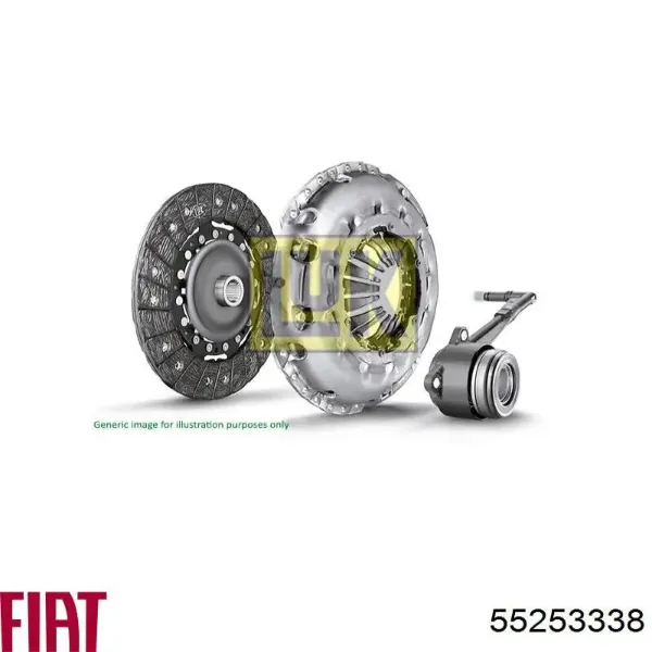 Guia do rolamento de desengate de embraiagem 46346071 Fiat/Alfa/Lancia