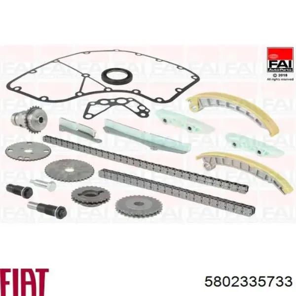 Amortecedor de cadeia do mecanismo de distribuição de gás, kit 5802009618 Iveco
