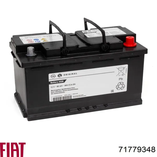 Bateria recarregável (PILHA) DE80AGM Duracell