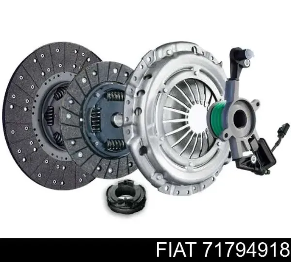 Kit de embraiagem (3 peças) 71794918 Fiat/Alfa/Lancia