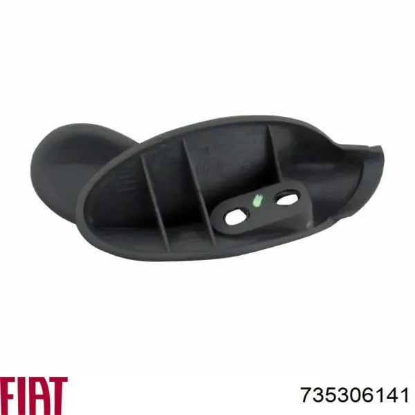 Maçaneta interna esquerda da porta dianteira 735306141 Fiat/Alfa/Lancia