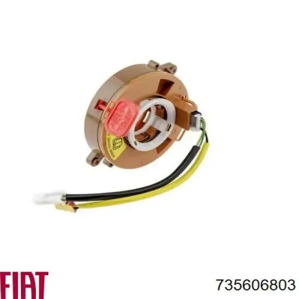 Comutador esquerdo instalado na coluna da direção 735606803 Fiat/Alfa/Lancia