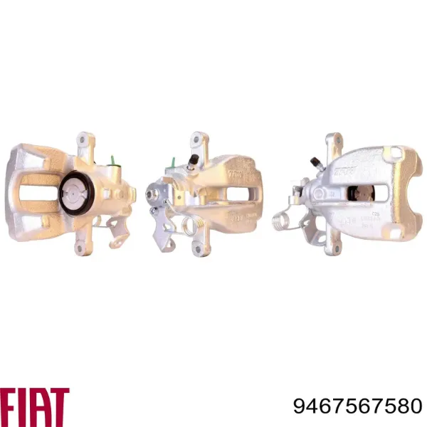 Suporte do freio traseiro direito 9467567580 Fiat/Alfa/Lancia