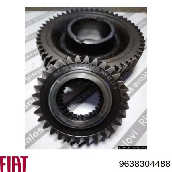 Roda dentada propulsionada de 5ª velocidade 9638304488 Fiat/Alfa/Lancia