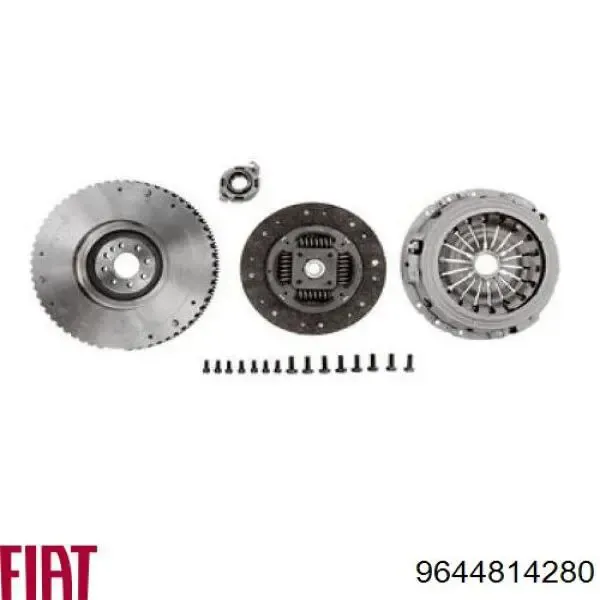 Kit de embraiagem (3 peças) 9644814280 Fiat/Alfa/Lancia