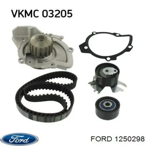 Parafuso da polia de cambota 1250298 Ford