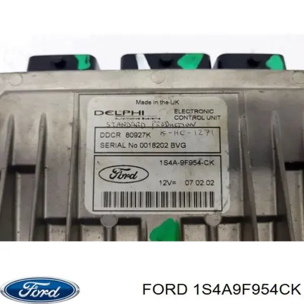 Módulo de direção (Centralina eletrônica) de motor 2S7Q9F954DE Ford