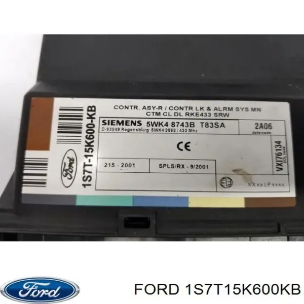 Unidade de conforto 1S7T15K600KB Ford