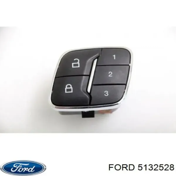 Botão de bloqueio de portas BB5T14776AC3JA6 Ford