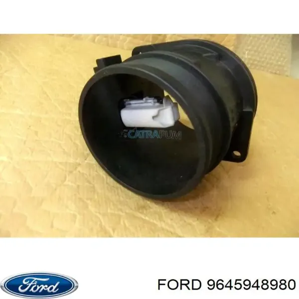 Sensor de fluxo (consumo) de ar, medidor de consumo M.A.F. - (Mass Airflow) 9645948980 Ford