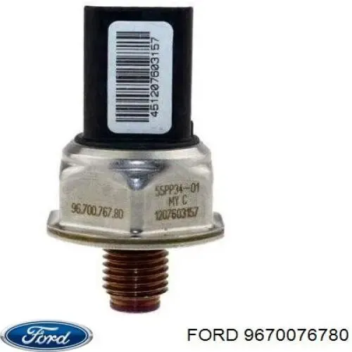 Sensor de pressão de combustível 9670076780 Ford