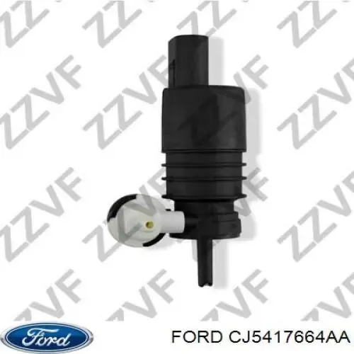 Bomba de motor de fluido para lavador de vidro dianteiro/traseiro CJ5417664AA Ford
